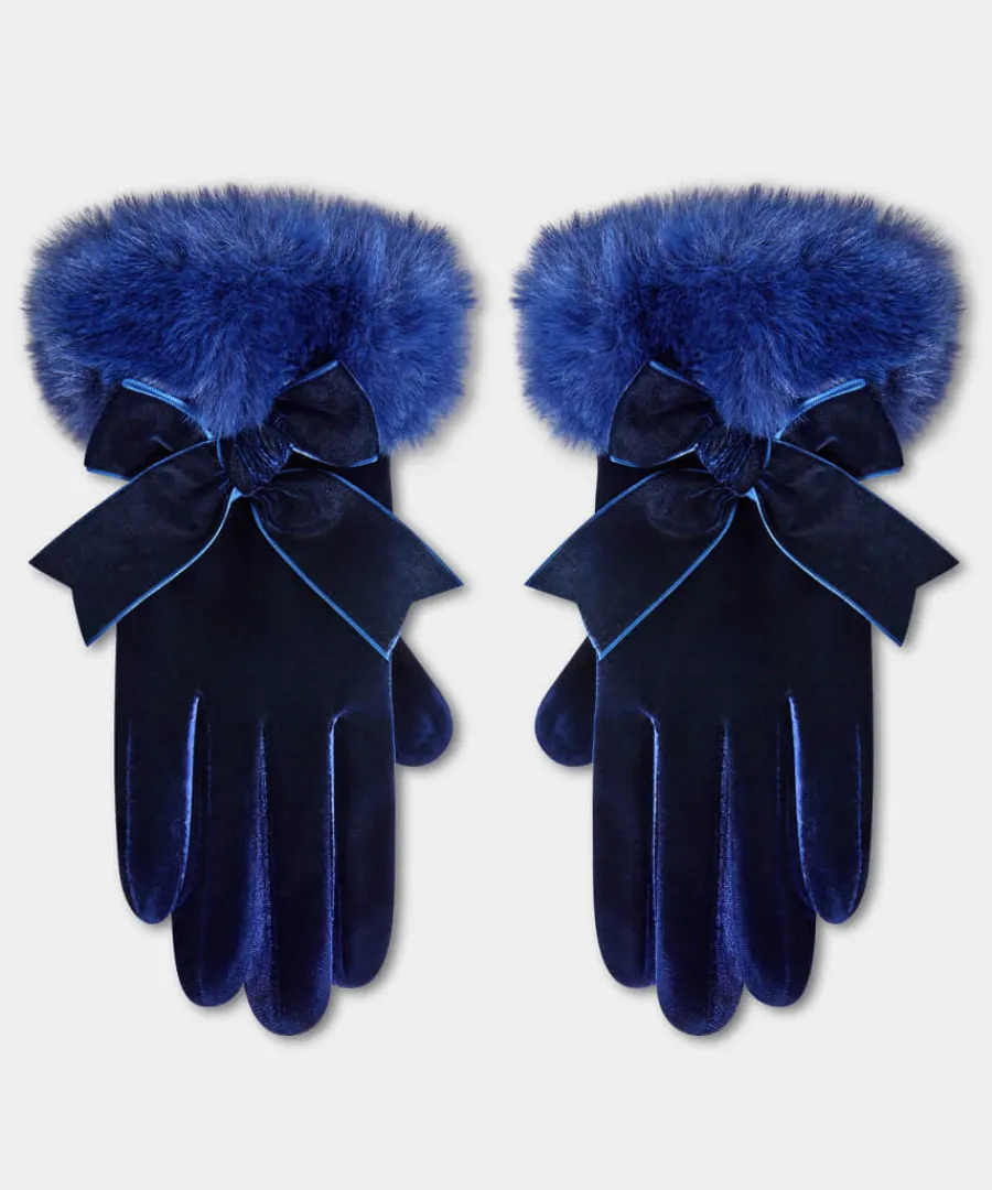 Joe Browns Gifts<After Dark Faux Fur Trim Gloves