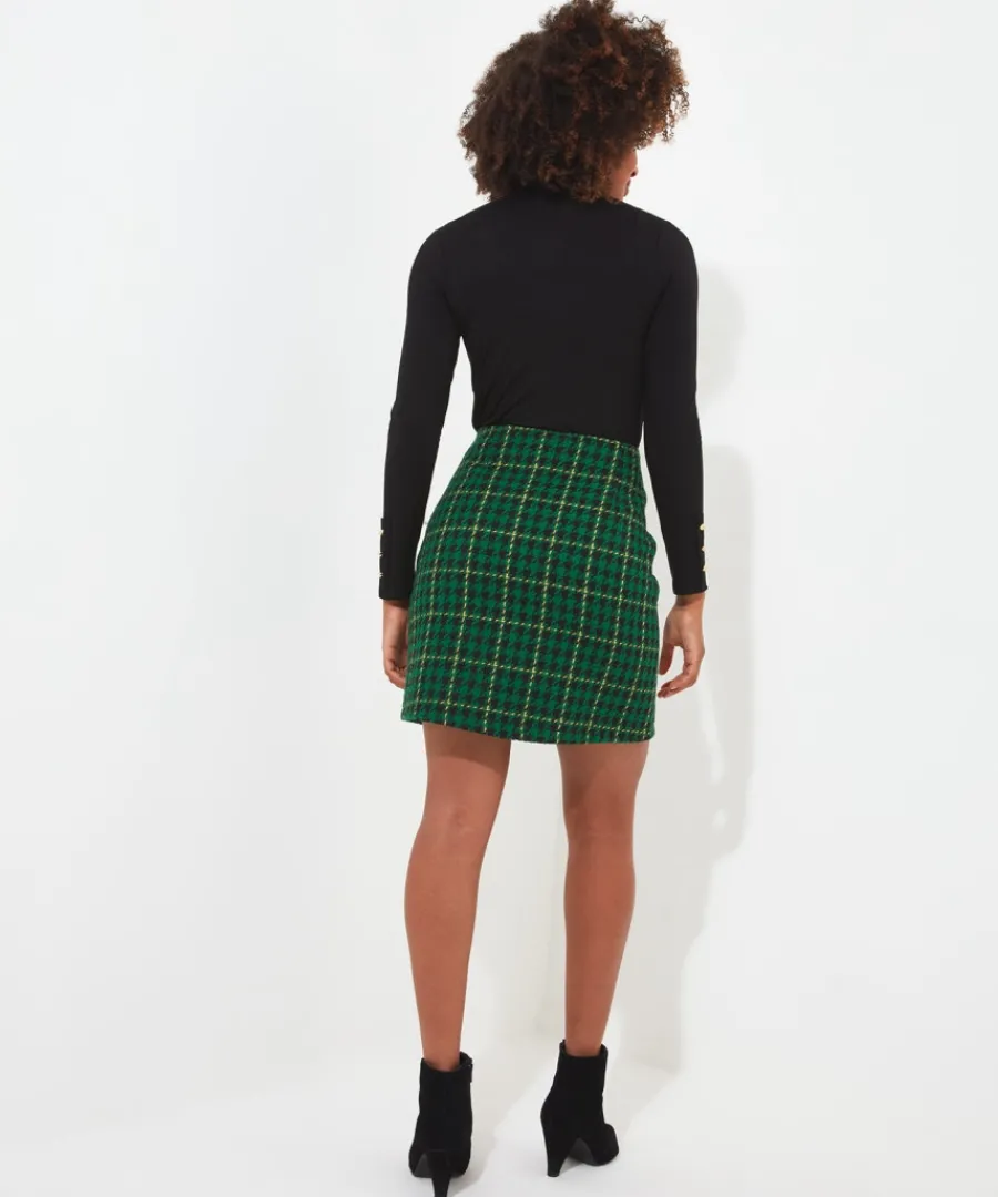 beautifully_bold_check_skirt_5.webp Joe Browns Skirts<Beautifully Bold Check Skirt