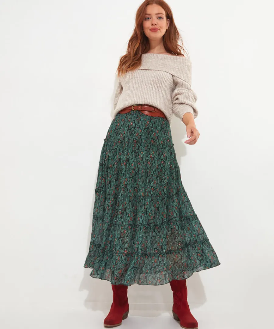 boho_days_beaded_skirt_3.webp Joe Browns Skirts<Boho Days Beaded Skirt