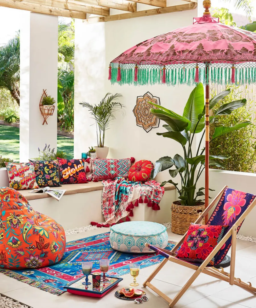 boho_spirit_reversible_outdoor_cushion_6.webp Joe Browns Nature Decor<Boho Spirit Reversible Outdoor Cushion