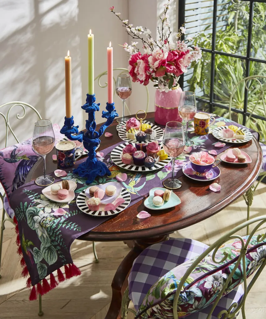 bombay_duck_sophisticated_stripe_cake_stand_4.webp Joe Browns Tableware & Dining<Bombay Duck Sophisticated Stripe Cake Stand