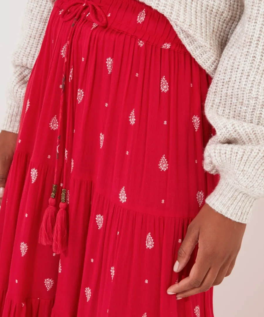 border_print_skirt_5.webp Joe Browns Skirts<Border Print Skirt