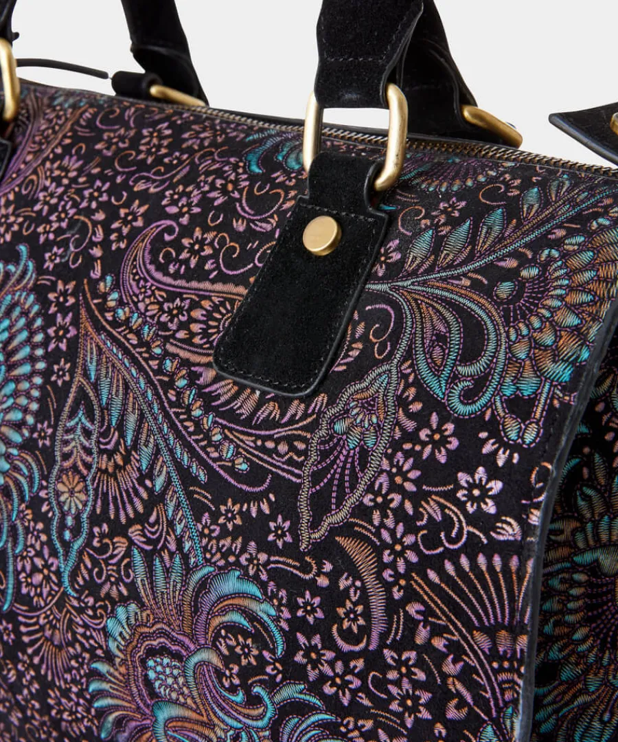 carmen_print_suede_weekender_bag_3.webp Joe Browns Handbags & Purses<Carmen Print Suede Weekender Bag