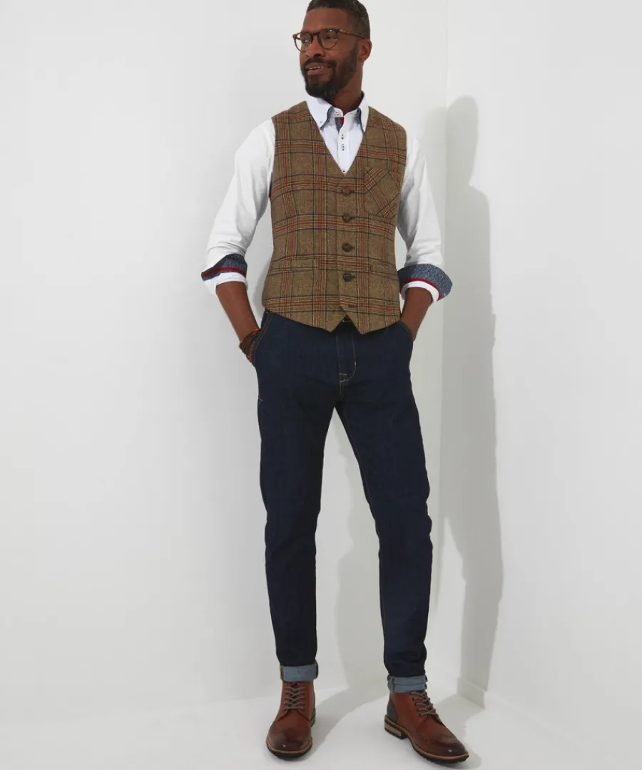 charming_check_waistcoat_2-1.webp Joe Browns Coats & Jackets<Charming Check Waistcoat
