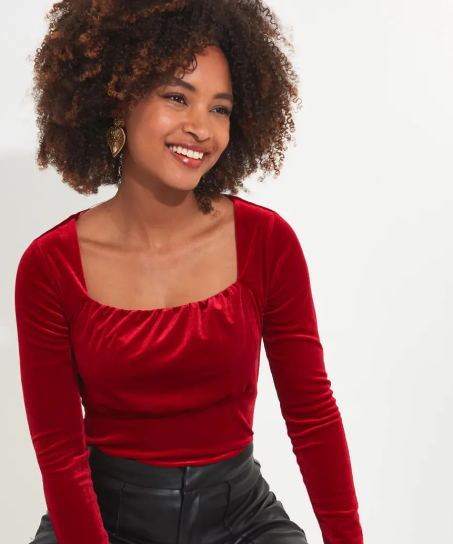Joe Browns Tops& Tunics & Shirts<Christa Velour Top