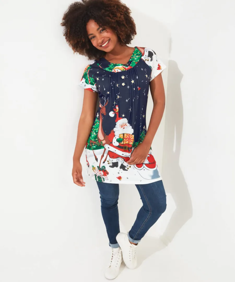 christmas_fun_tunic_2.webp Joe Browns Dresses<Christmas Fun Tunic