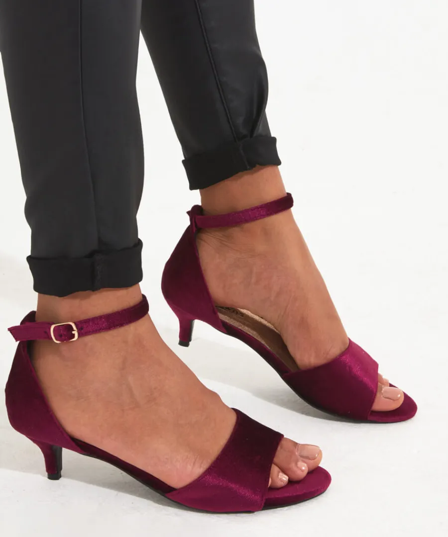 Joe Browns Boots & Shoes<Clara Dainty Velvet Heels