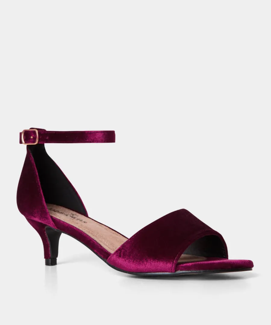 clara_dainty_velvet_heels_2.webp Joe Browns Boots & Shoes<Clara Dainty Velvet Heels