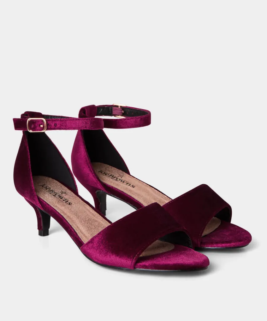 clara_dainty_velvet_heels_3.webp Joe Browns Boots & Shoes<Clara Dainty Velvet Heels