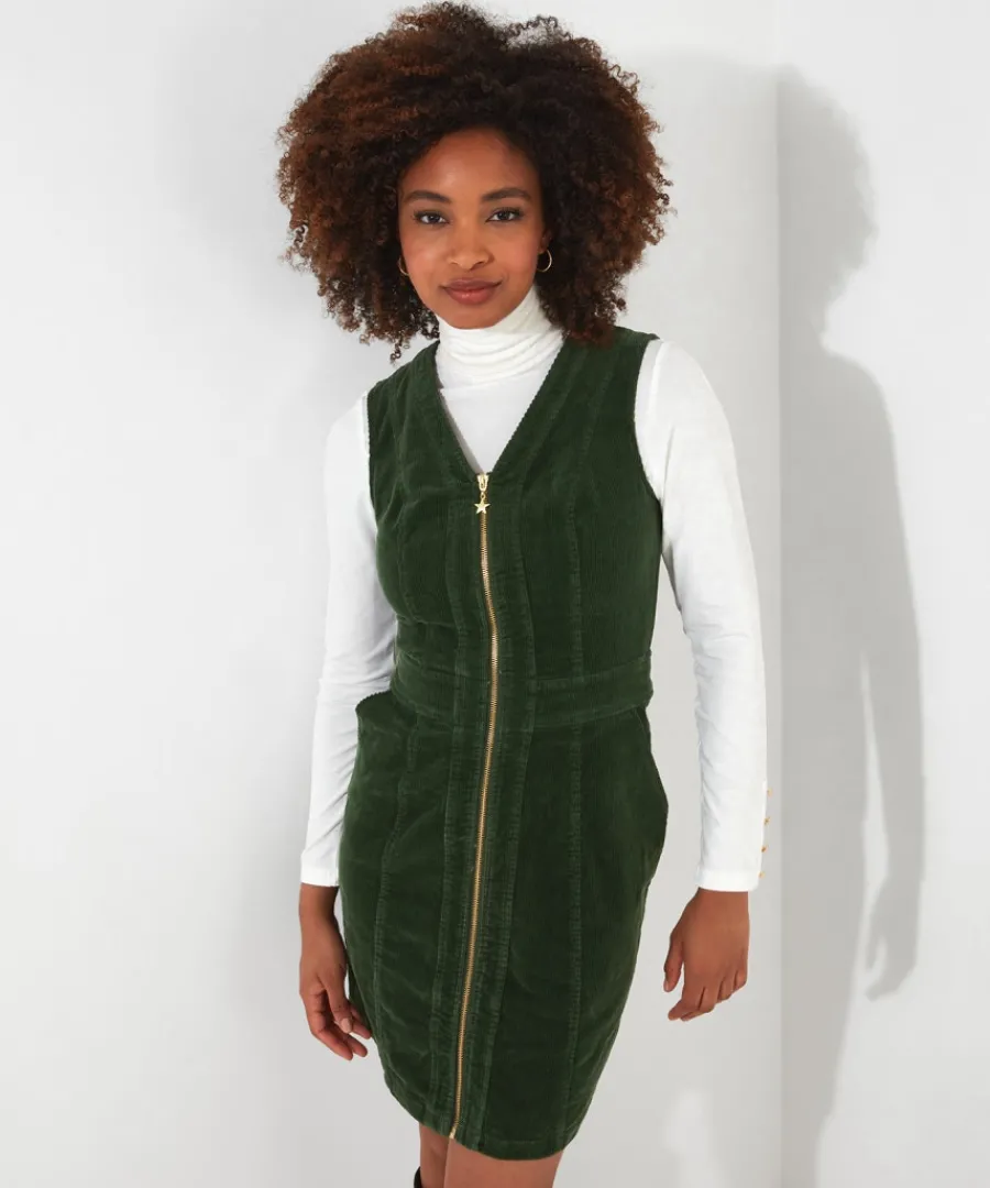 confident_cord_pinafore_dress_3.webp Joe Browns Dresses<Confident Cord Pinafore Dress