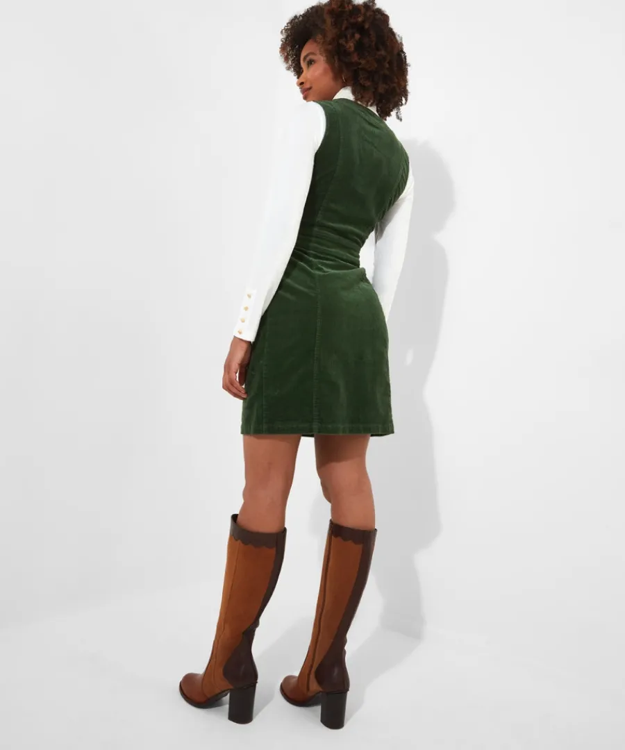 confident_cord_pinafore_dress_4.webp Joe Browns Dresses<Confident Cord Pinafore Dress