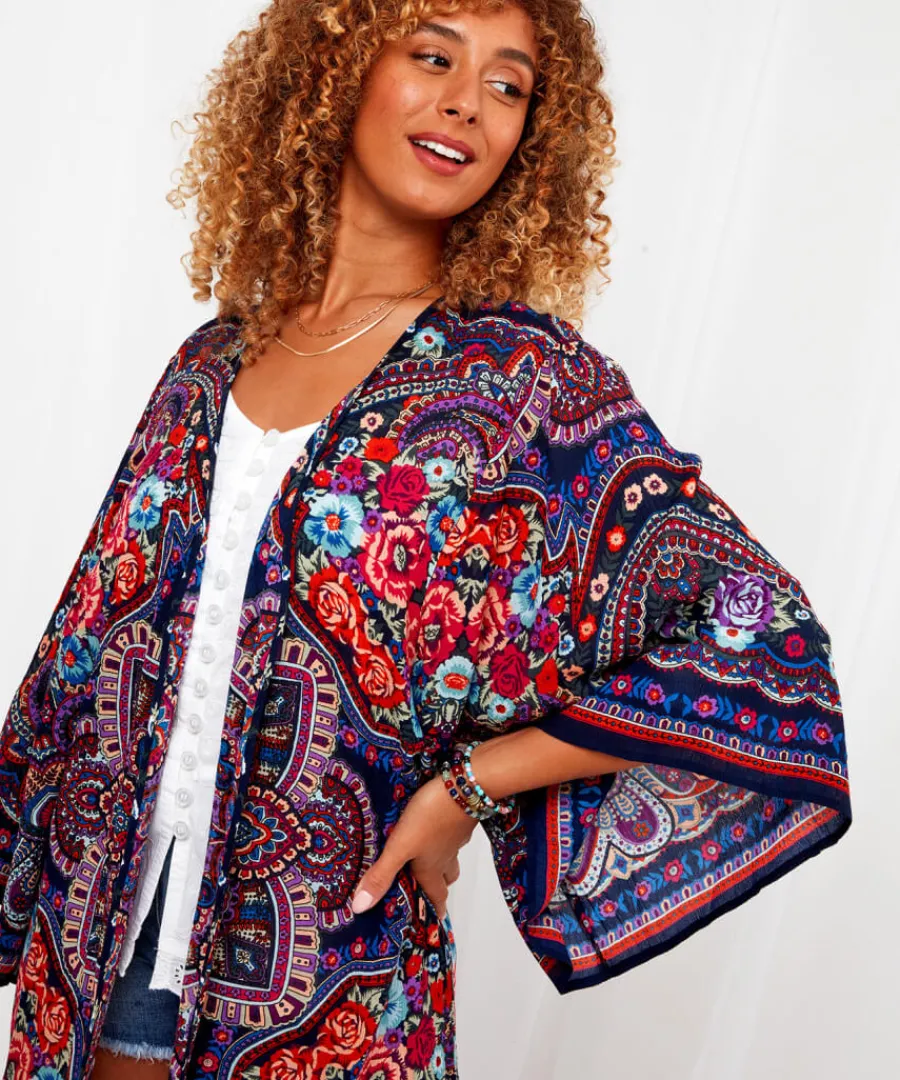 curious_carnival_kimono_3.webp Joe Browns Tops& Tunics & Shirts<Curious Carnival Kimono