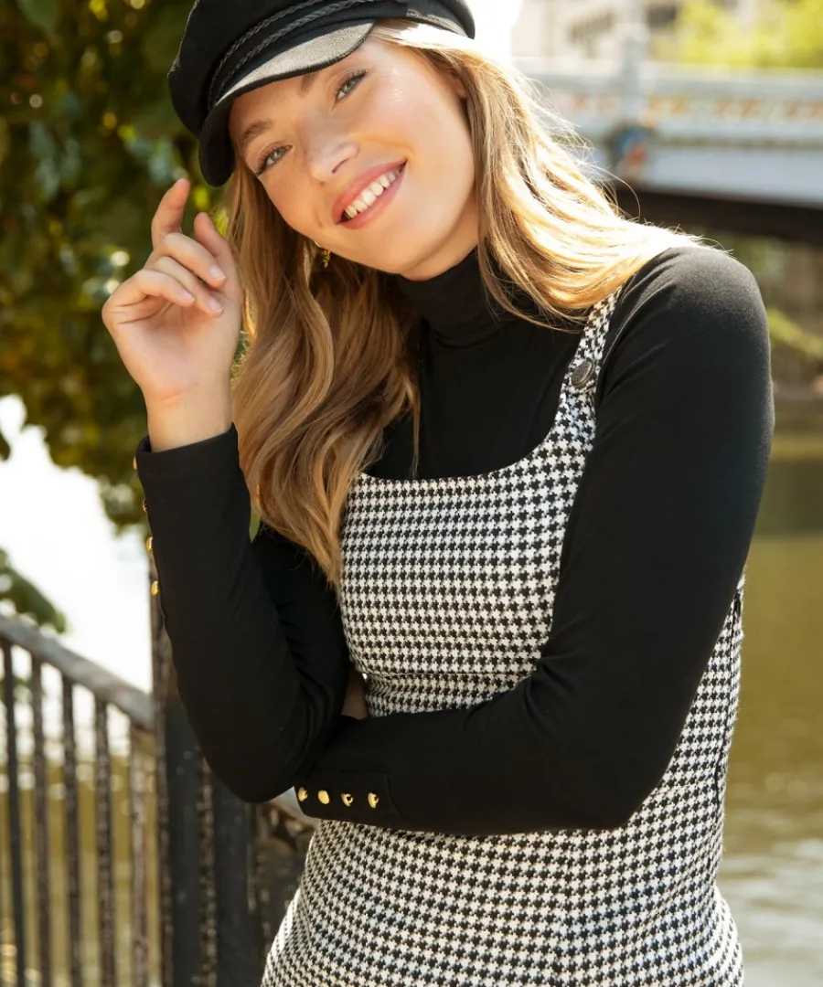 daring_dogtooth_dress_6.webp Joe Browns Dresses<Daring Dogtooth Dress