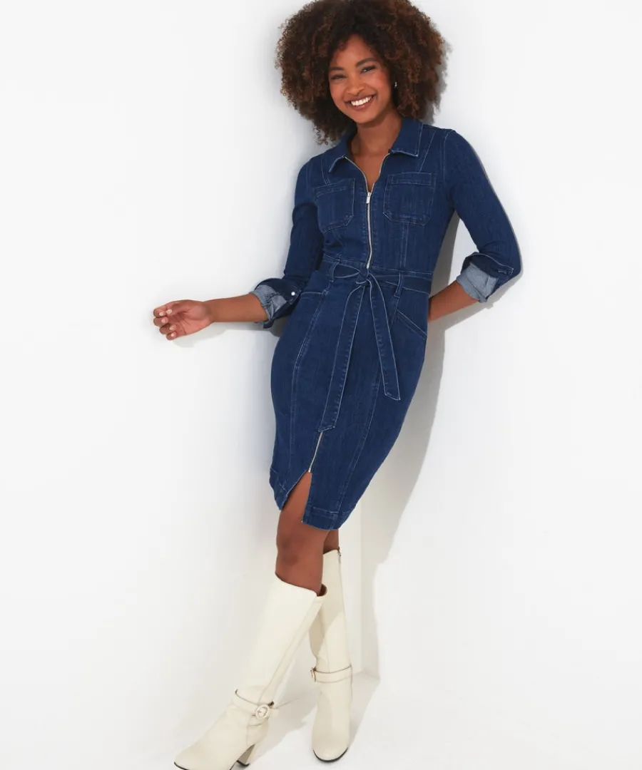 davina_denim_dress_3.webp Joe Browns Dresses<Davina Denim Dress