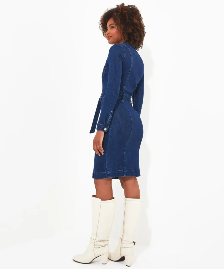 davina_denim_dress_4.webp Joe Browns Dresses<Davina Denim Dress