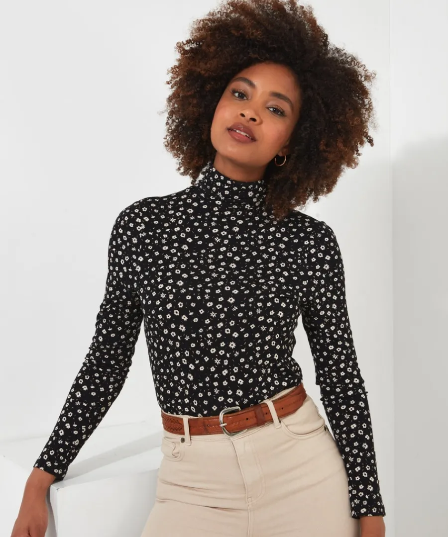 Joe Browns Tops& Tunics & Shirts<Ditsy Floral Roll Neck