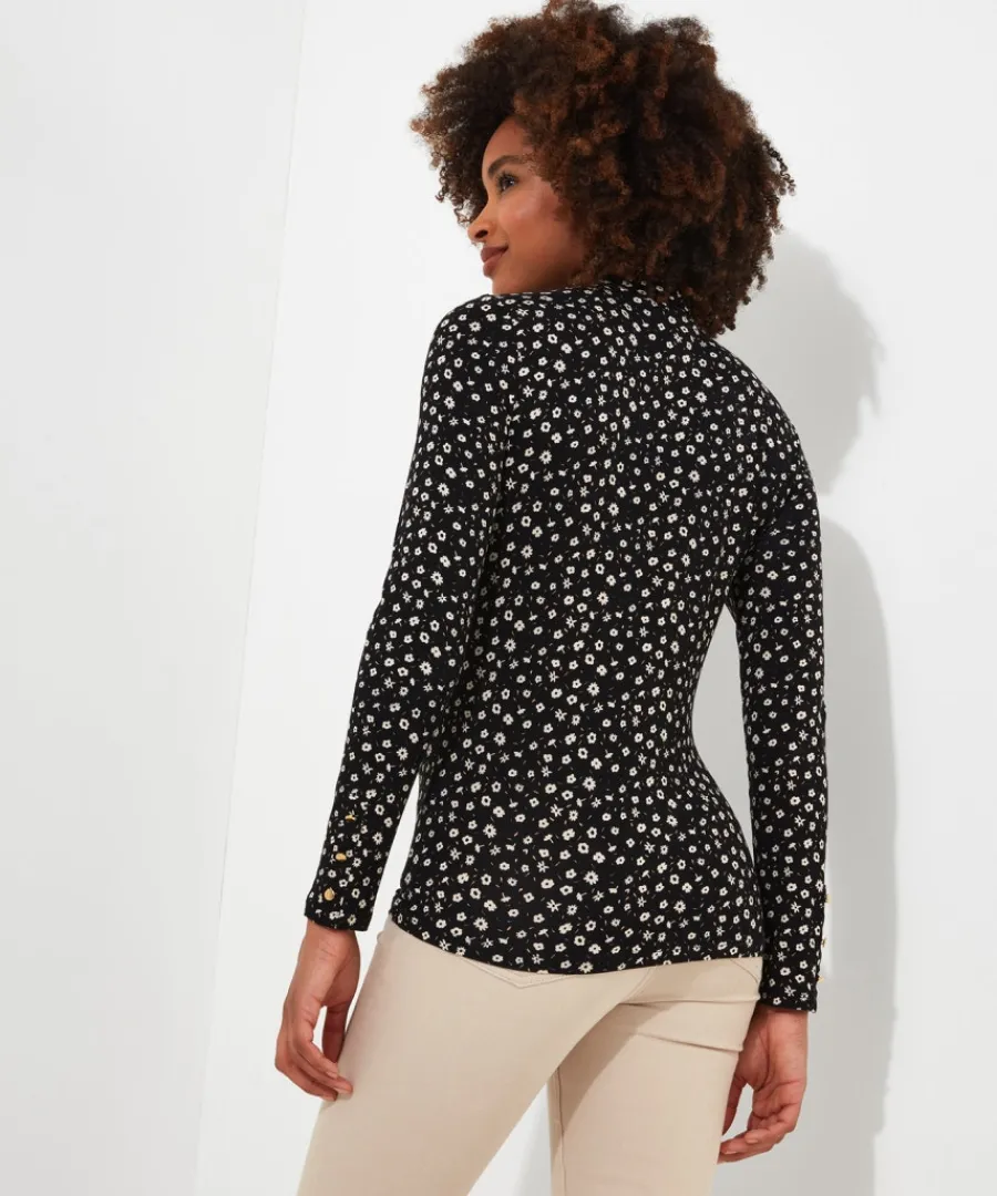 ditsy_floral_roll_neck_4.webp Joe Browns Tops& Tunics & Shirts<Ditsy Floral Roll Neck
