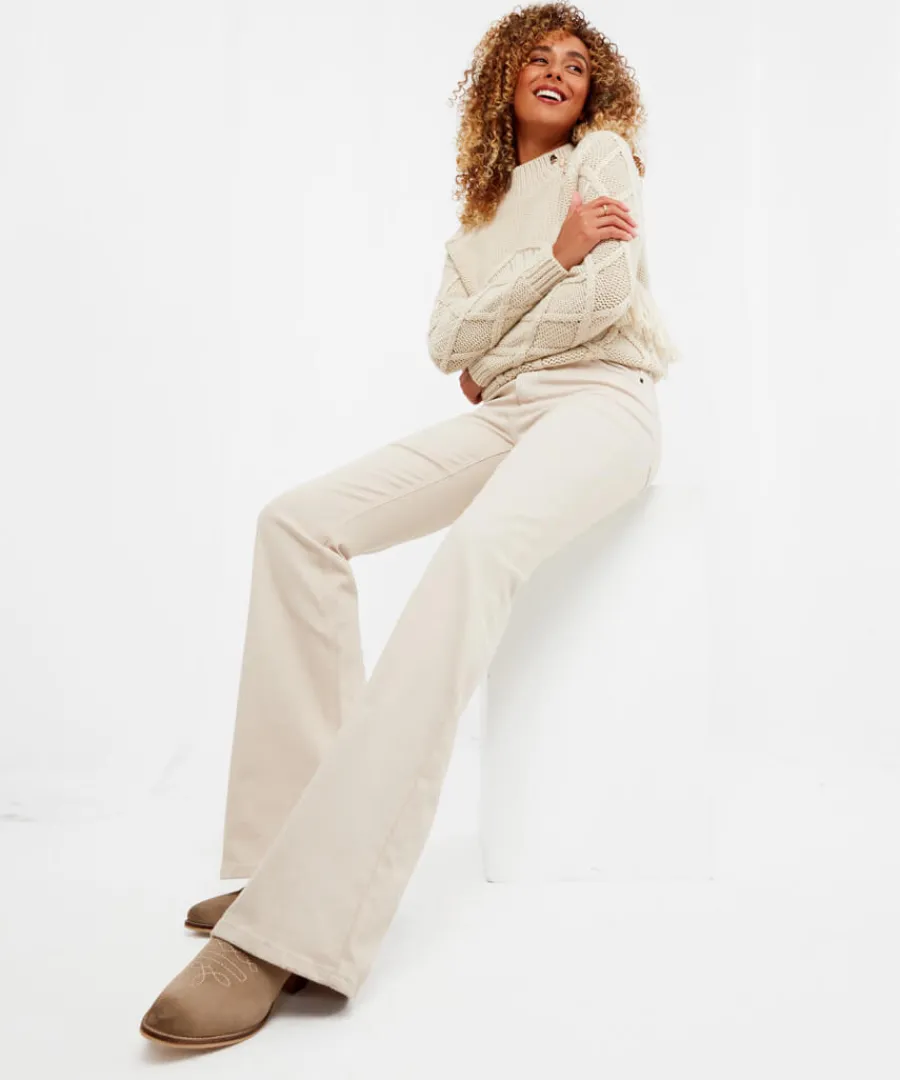 Joe Browns Jeans & Trousers<Ecru Bootcut Jeans