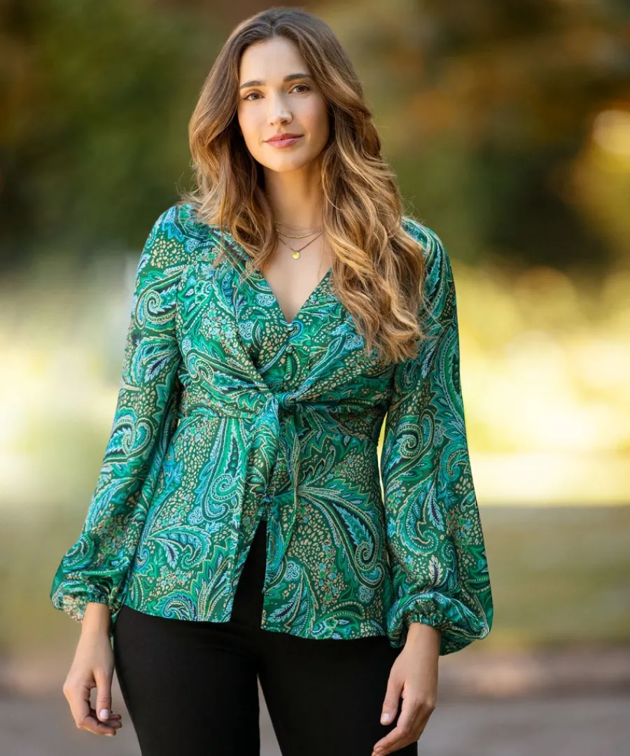 enchanted_print_blouse_2.webp Joe Browns Tops& Tunics & Shirts<Enchanted Print Blouse