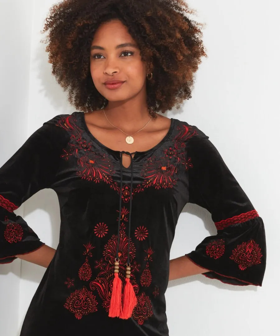 evie_embroidered_tunic_5.webp Joe Browns Dresses<Evie Embroidered Tunic