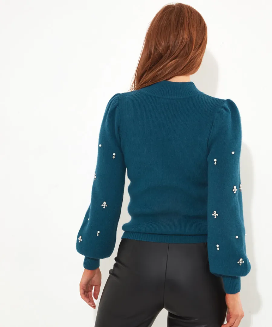 exquisite_embellished_jumper_4.webp Joe Browns Knitwear & Cardigans<Exquisite Embellished Jumper