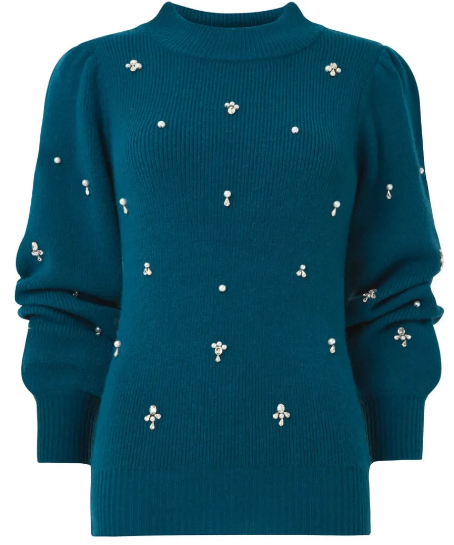 exquisite_embellished_jumper_7.webp Joe Browns Knitwear & Cardigans<Exquisite Embellished Jumper