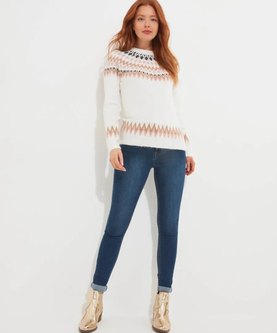 fabulous_fairisle_jumper_3.webp Joe Browns Knitwear & Cardigans<Fabulous Fairisle Jumper