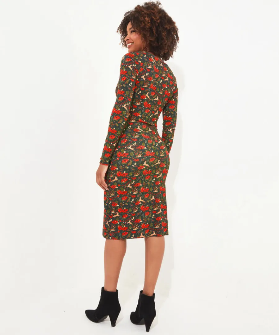 fabulously_festive_wrap_dress_3.webp Joe Browns Dresses<Fabulously Festive Wrap Dress
