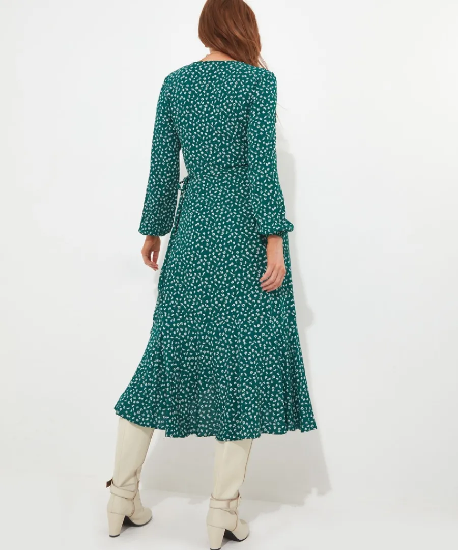 florrie_wrap_frill_dress_3.webp Joe Browns Dresses<Florrie Wrap Frill Dress