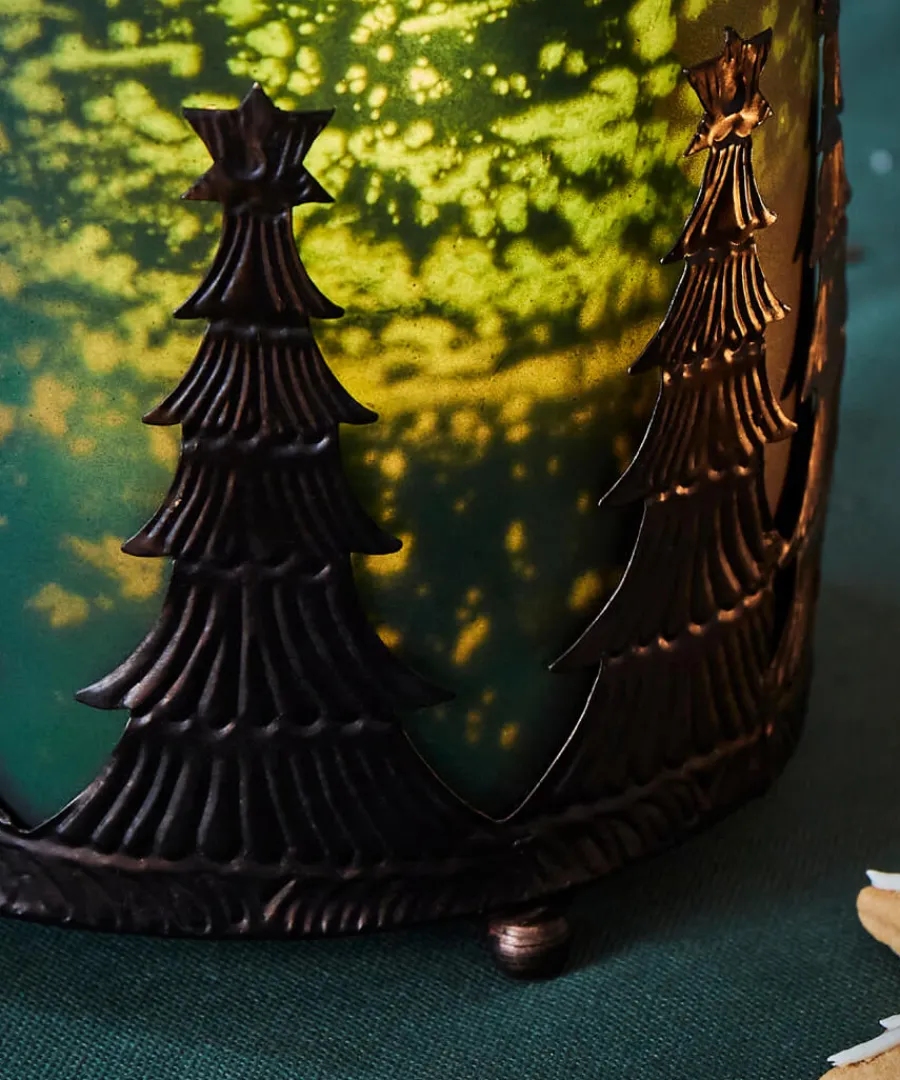 forest_green_candle_holder_3.webp Joe Browns Gifts<Forest Green Candle Holder