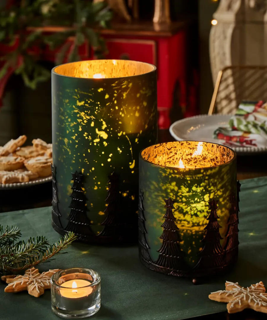 forest_green_candle_holder_4.webp Joe Browns Gifts<Forest Green Candle Holder