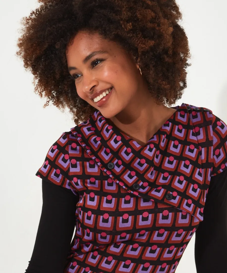 funky_jacquard_layered_top_4.webp Joe Browns Tops& Tunics & Shirts<Funky Jacquard Layered Top