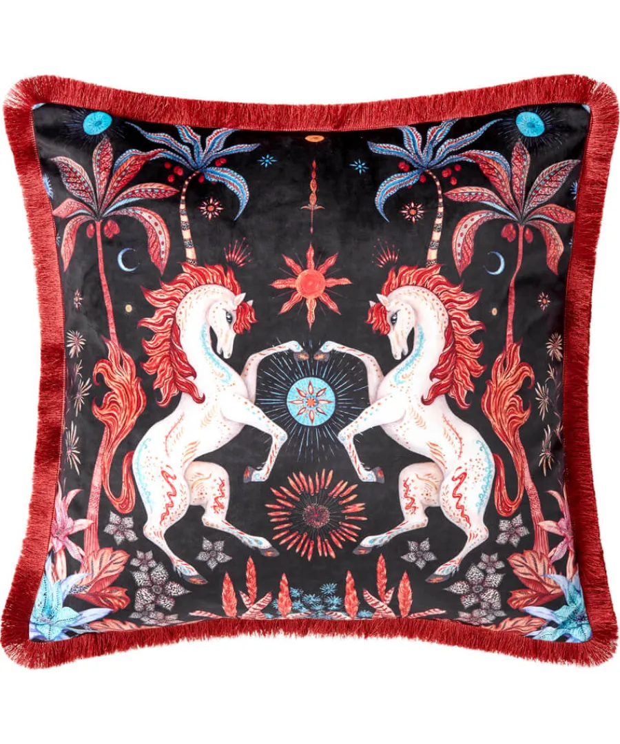 hypnotic_horses_reversible_cushion_2.webp Joe Browns Cosy This Christmas<Hypnotic Horses Reversible Cushion