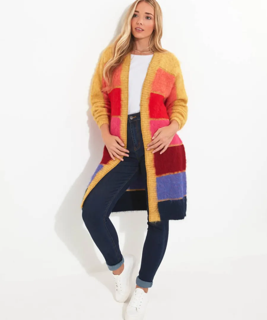 ibiza_multicolour_stripe_cardigan_3.webp Joe Browns Gifts<Ibiza Multicolour Stripe Cardigan