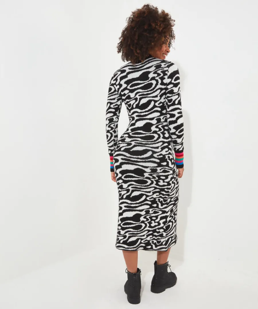 in_a_swirl_jumper_dress_5.webp Joe Browns Knitwear & Cardigans<In A Swirl Jumper Dress