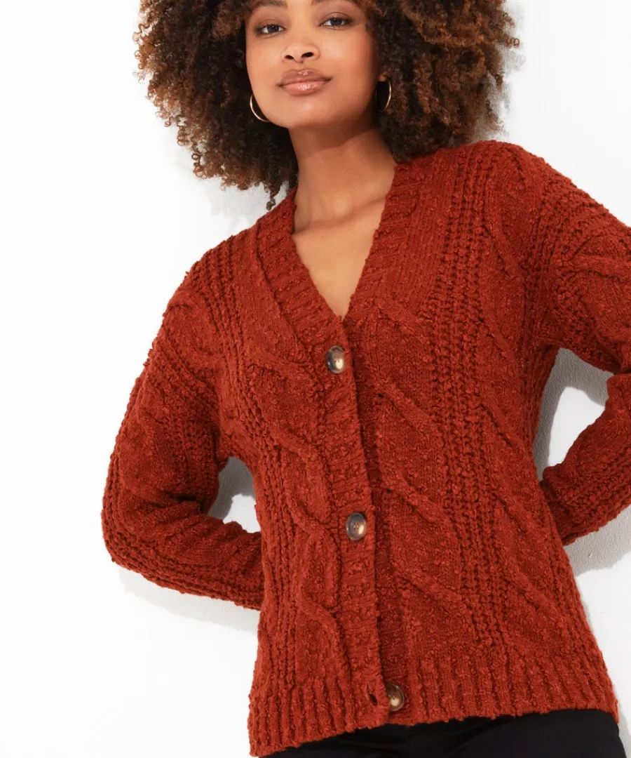joes_cosy_cable_cardigan_3.webp Joe Browns Knitwear & Cardigans<Joe'S Cosy Cable Cardigan