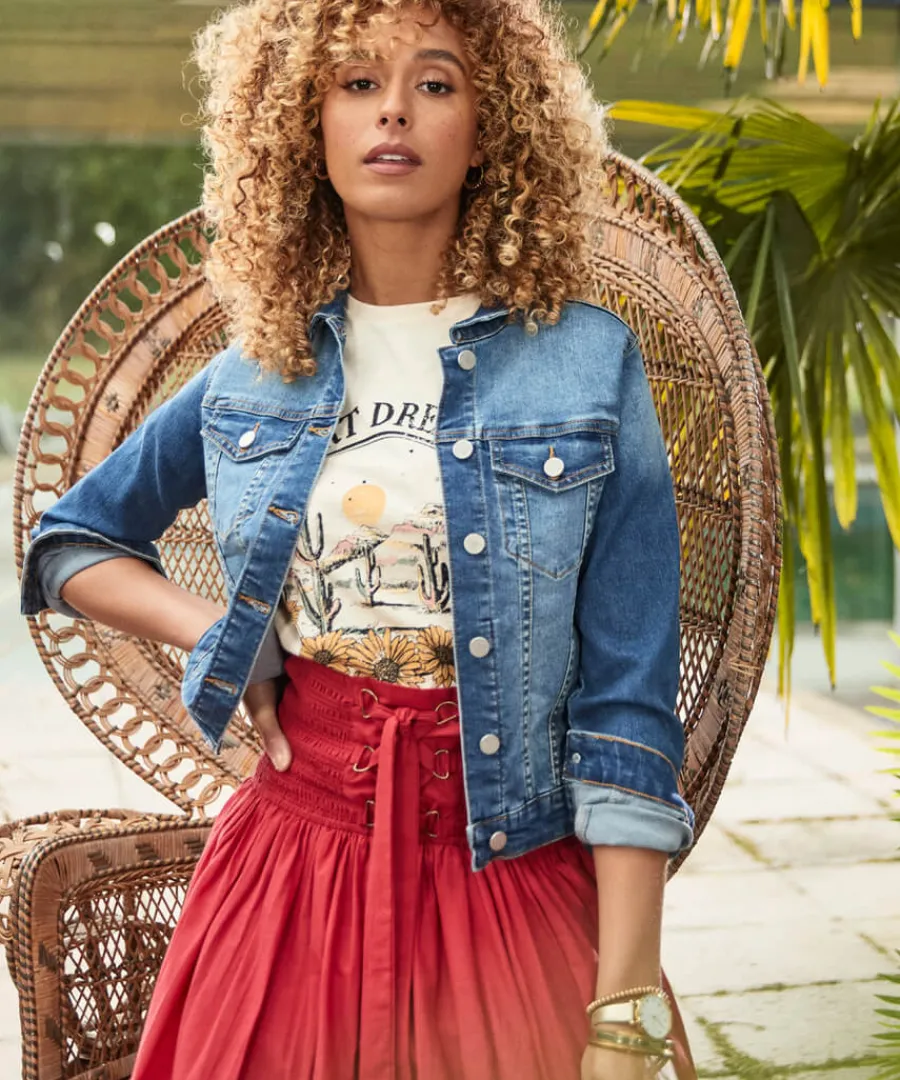 joes_essential_denim_jacket_6.webp Joe Browns Coats & Jackets<Joe'S Essential Denim Jacket