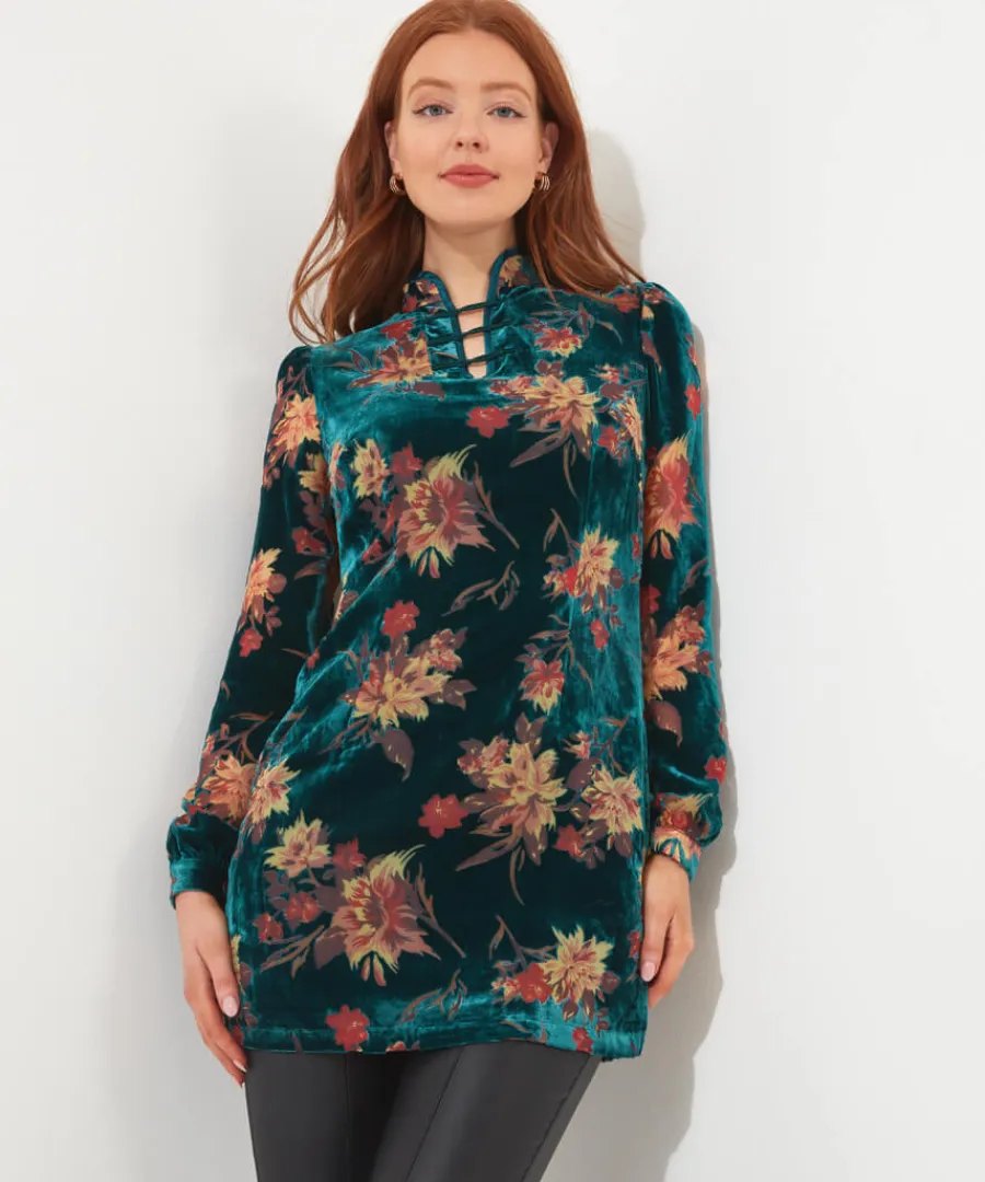 joes_favourite_devore_tunic_2.webp Joe Browns Dresses<Joe'S Favourite Devore Tunic