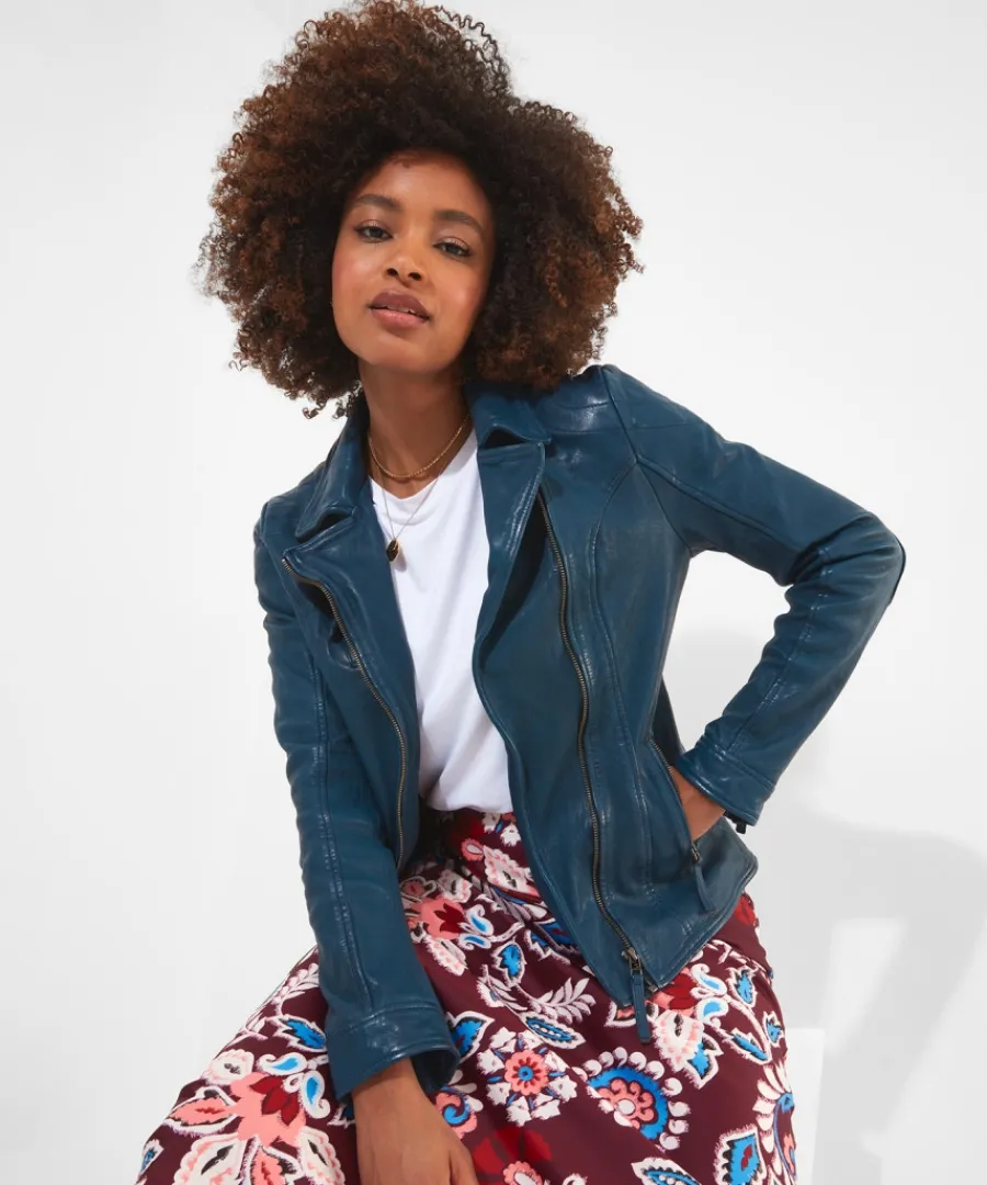 Joe Browns Coats & Jackets<Joe'S Favourite Leather Biker Jacket
