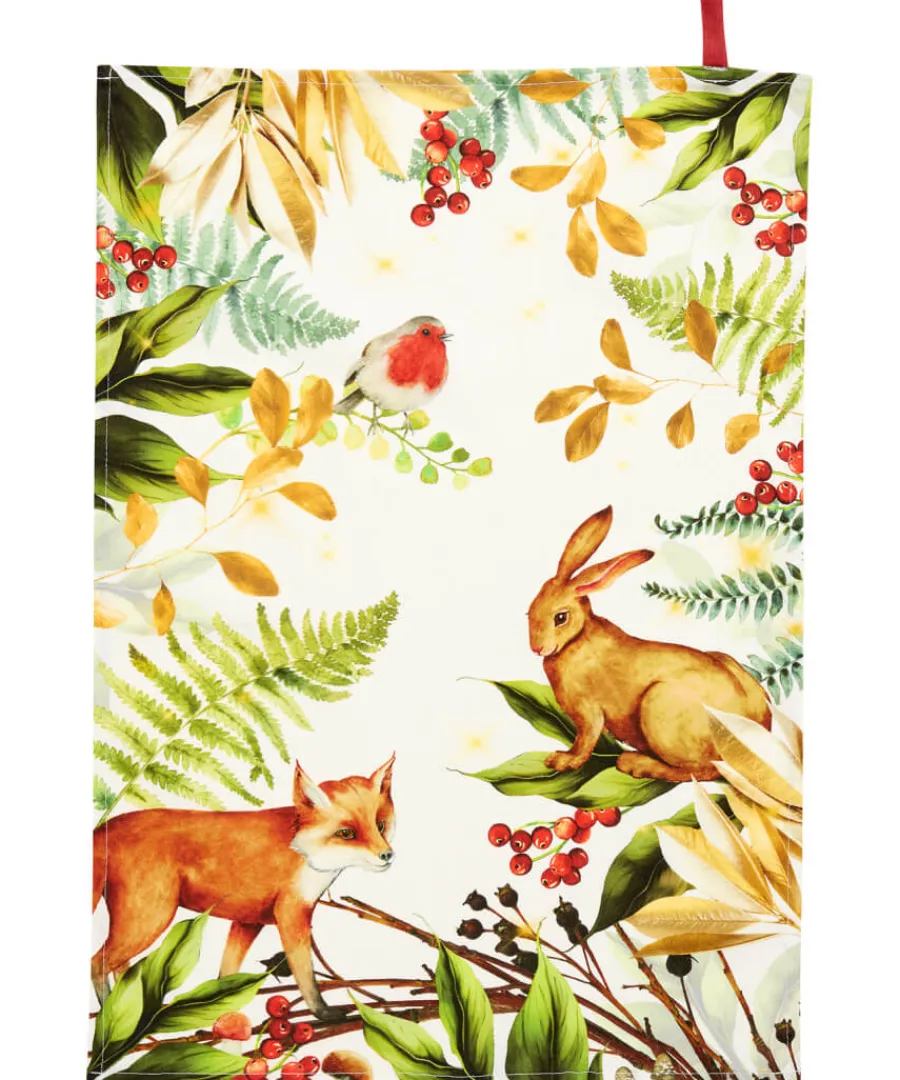 jolly_forest_christmas_teatowels_7.webp Joe Browns Gifts<Jolly Forest Christmas Teatowels