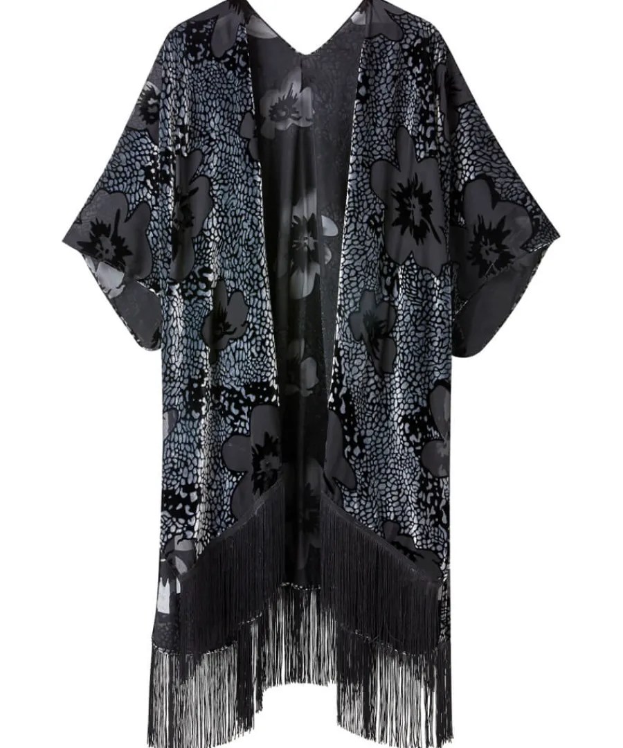 Joe Browns Gifts<Lara Burn Out Tassel Kimono