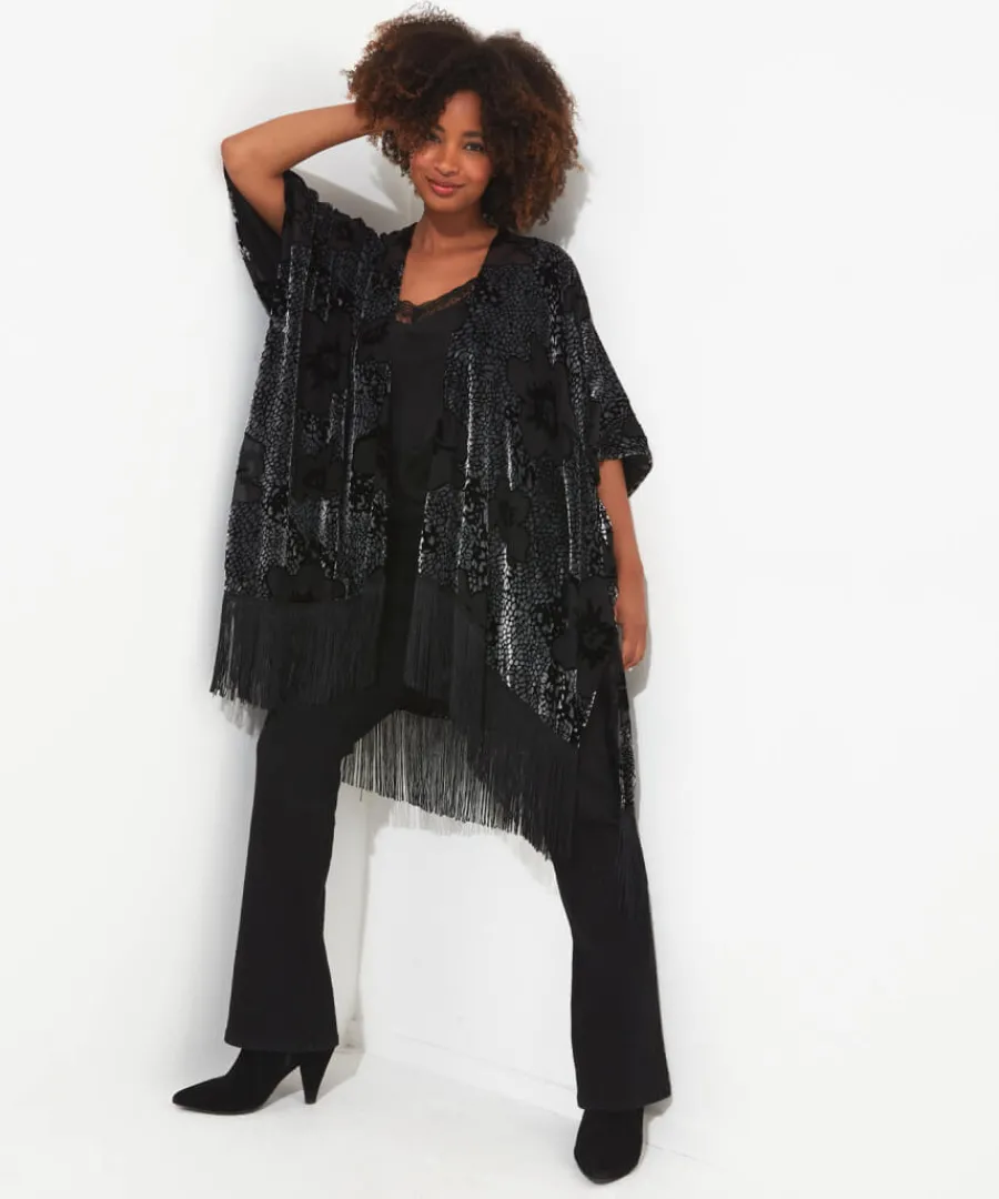 lara_burn_out_tassel_kimono_2.webp Joe Browns Gifts<Lara Burn Out Tassel Kimono