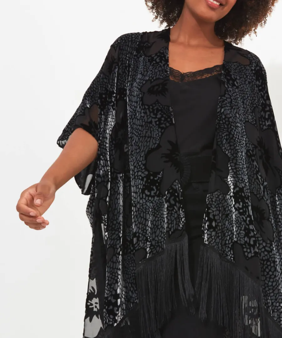 lara_burn_out_tassel_kimono_5.webp Joe Browns Gifts<Lara Burn Out Tassel Kimono
