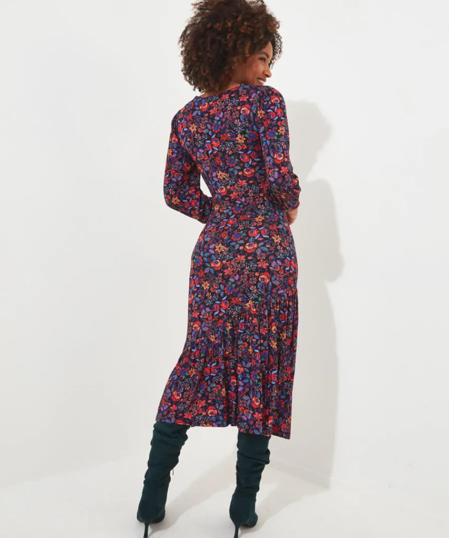 lola_floral_jersey_dress_4.webp Joe Browns Dresses<Lola Floral Jersey Dress
