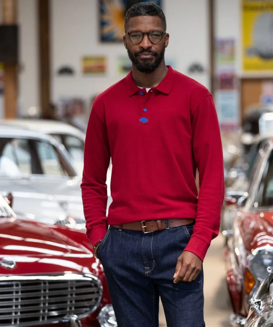 long_sleeve_perfect_polo_2.webp Joe Browns T-Shirts & Tops<Long Sleeve Perfect Polo