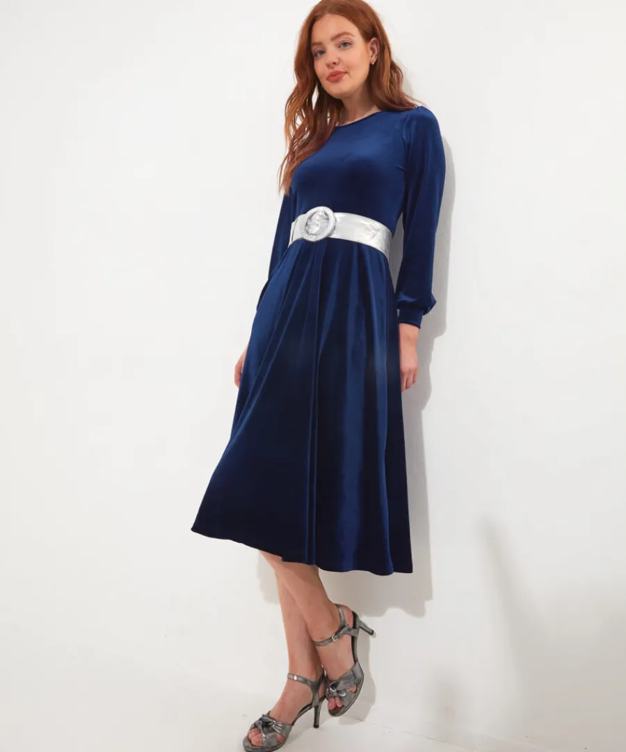 loretta_velour_dress_3.webp Joe Browns Dresses<Loretta Velour Dress