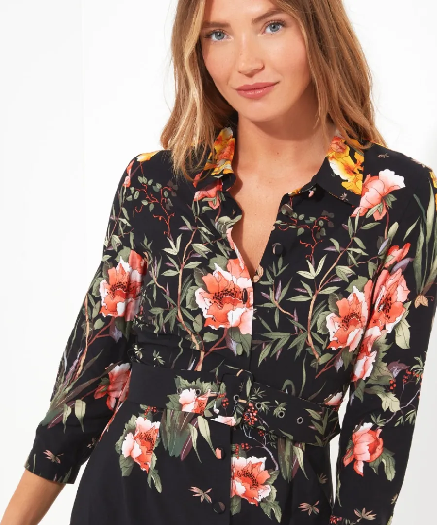 louisa_border_print_dress_4.webp Joe Browns Dresses<Louisa Border Print Dress