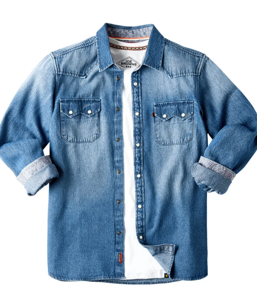 Joe Browns Shirts<Loved And Lived In Denim Shirt