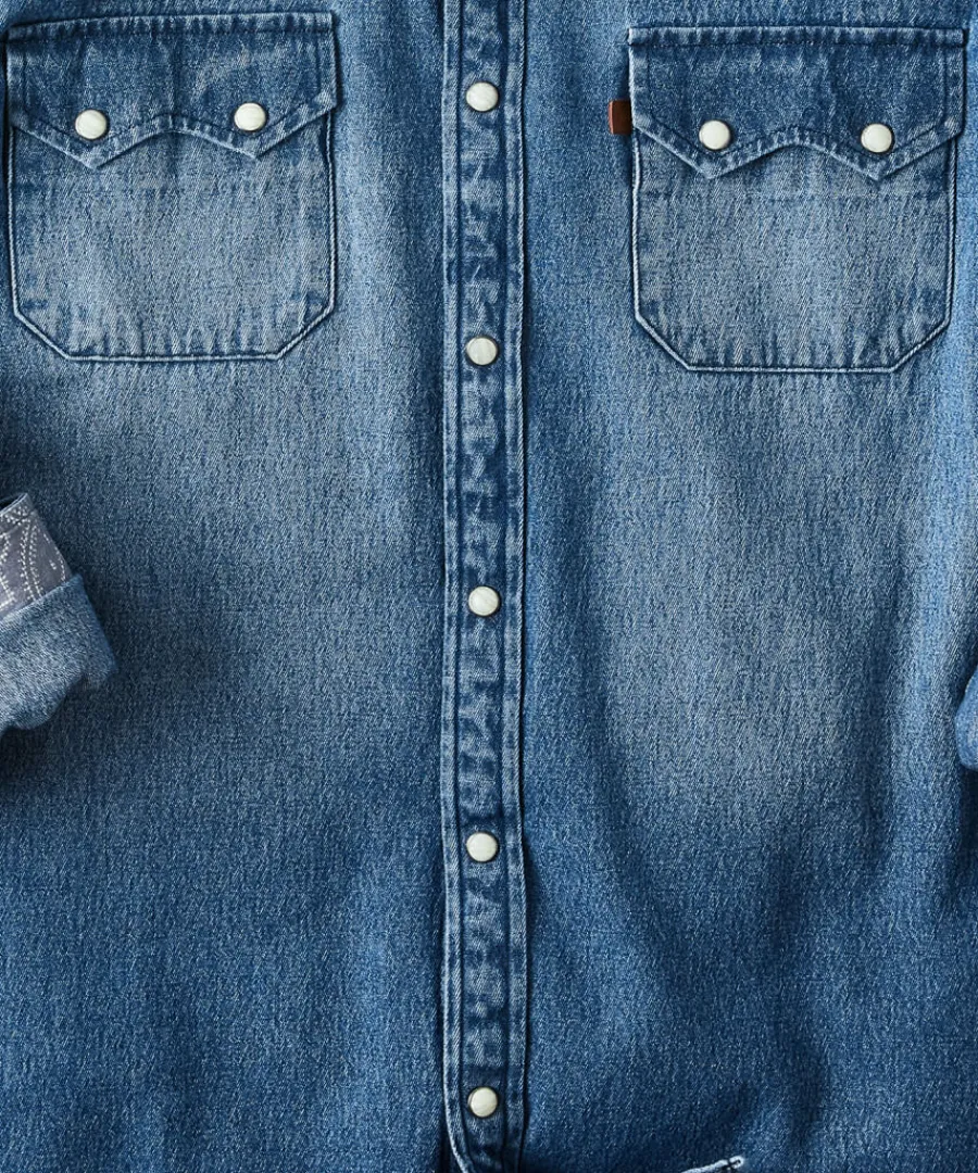 loved_and_lived_in_denim_shirt_4.webp Joe Browns Shirts<Loved And Lived In Denim Shirt