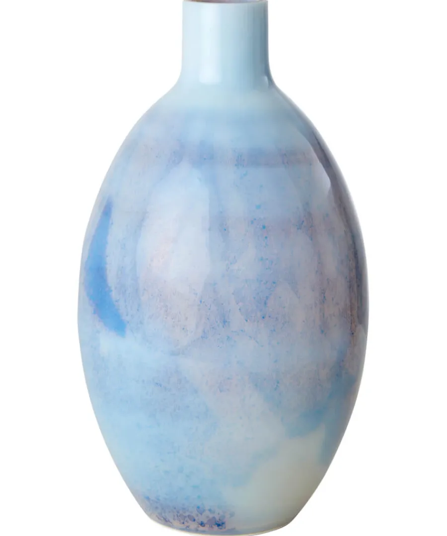 nouveau_blue_hue_vase_1.webp Joe Browns Home Accessories<Nouveau Blue Hue Vase